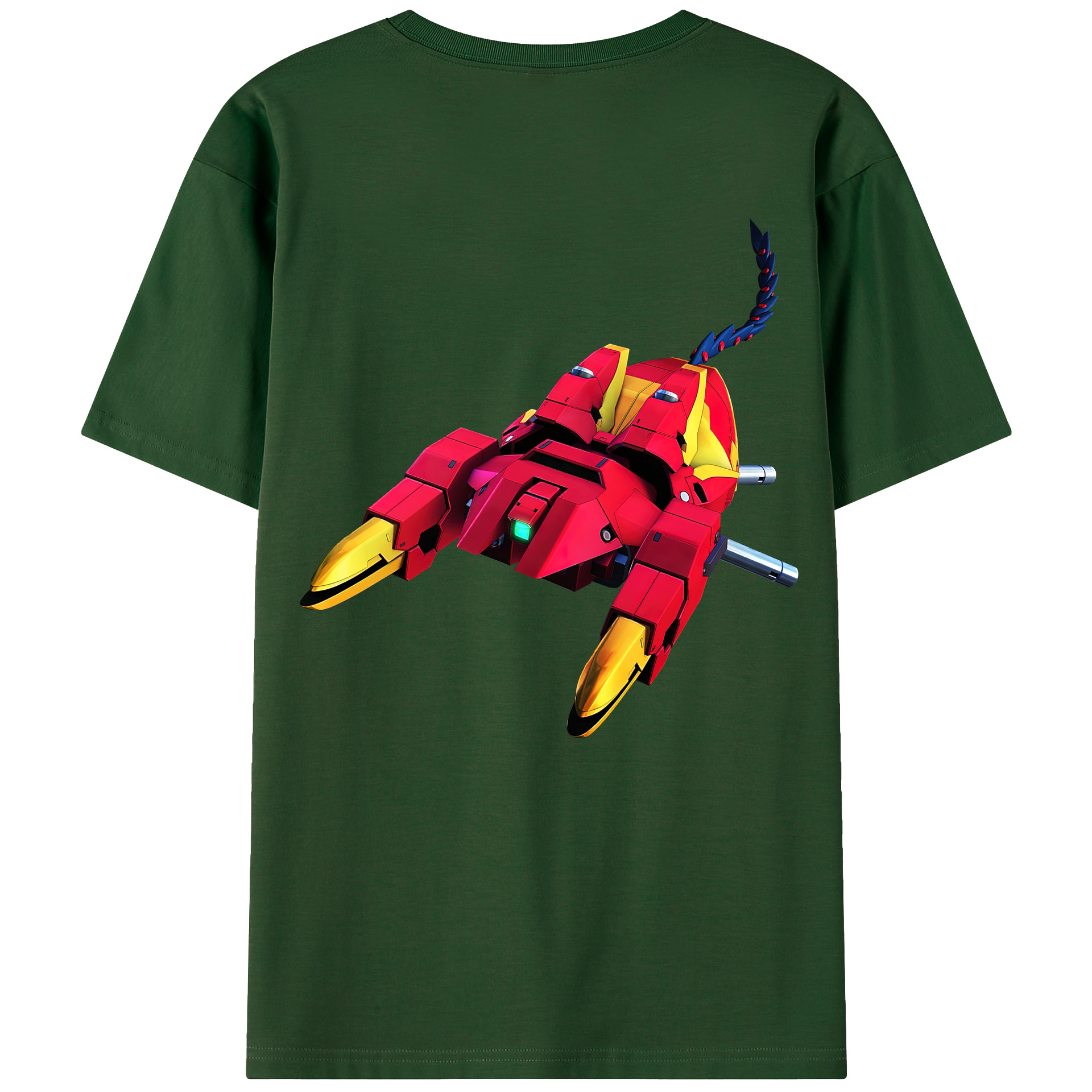 （画像用） 機動戦士ガンダム Mobile Suit Gundam 綿100％半袖Tシャツ（背面プリント）